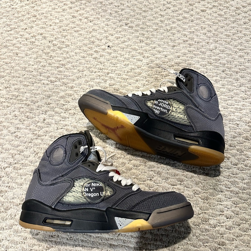 Jordan 5 Off-White ‘Muslin’ - Picture 4 of 8